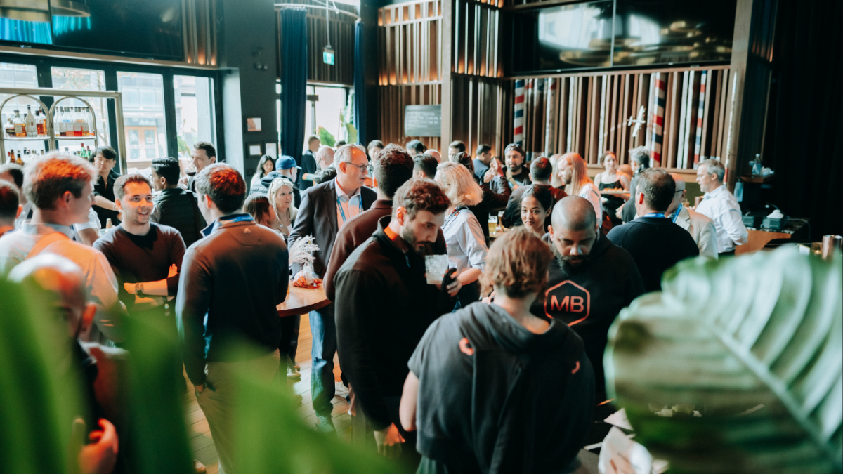 Attendees networking at Consensus Miami 2026